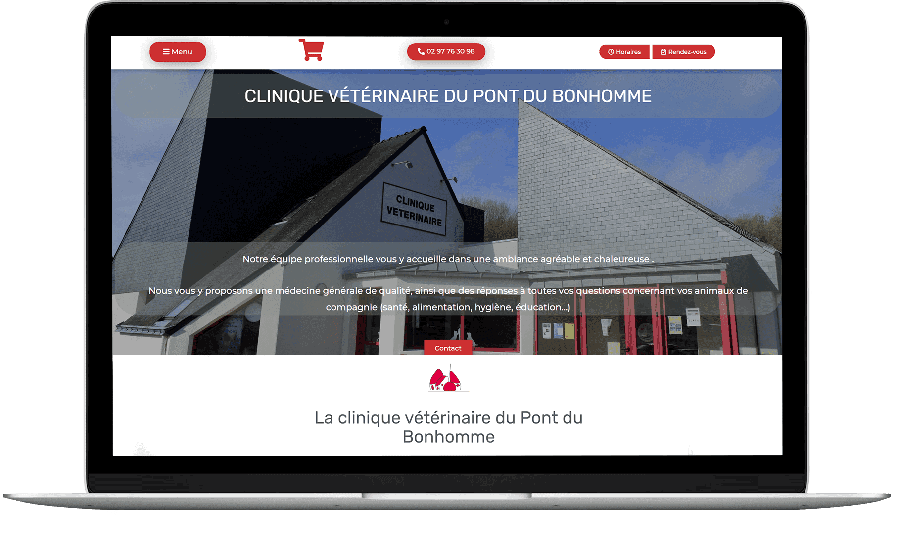 Présentation clinique pont du bonhomme site internet